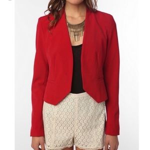 Sparkle and Fade Blazer in Red